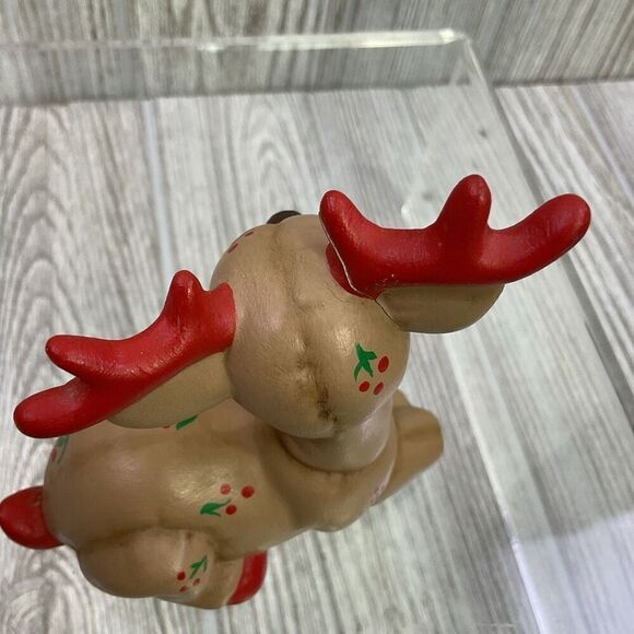 Vintage Hand Painted Kimple Molds Christmas Reindeer Set 6 1988 - Picture 7 of 11